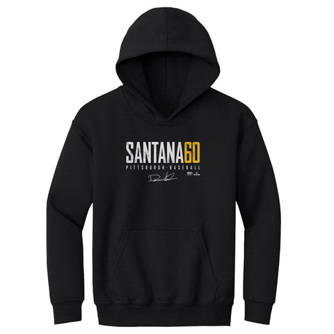 Kids Hooded Sweatshirt Dennis Santana Pittsburgh Elite | Midweight Polyester Cotton Blend Hoodie Kids Youth Hoodie - YinzerShop