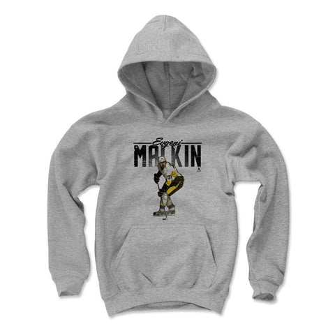 Kids Hooded Sweatshirt – Evgeni Malkin Retro Style Loose Fit Polyester Cotton Blend Hoodie Kids Youth Hoodie - YinzerShop
