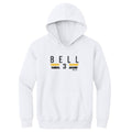 Kids Hooded Sweatshirt Jay Bell Pittsburgh Font – Loose Fit Hoodie, Midweight Cotton Blend Kids Youth Hoodie - YinzerShop