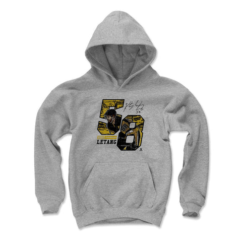 Kids Hooded Sweatshirt - Kris Letang Loose Fit Digital Print Hoodie Kids Youth Hoodie - YinzerShop