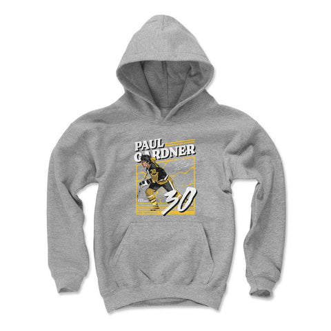 Kids Hooded Sweatshirt Paul Gardner Pittsburgh Power – Loose Fit Polyester Cotton Blend Hoodie Kids Youth Hoodie - YinzerShop