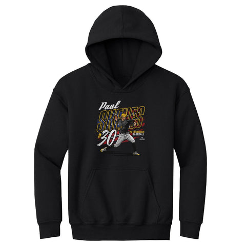 Kids Hooded Sweatshirt Paul Skenes Pittsburgh American Flag Loose Fit Hoodie Kids Youth Hoodie - YinzerShop
