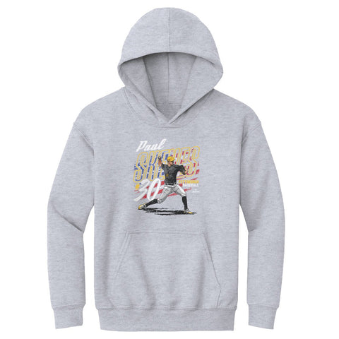 Kids Hooded Sweatshirt Paul Skenes Pittsburgh American Flag Loose Fit Hoodie Kids Youth Hoodie - YinzerShop