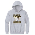 Kids Hooded Sweatshirt - Paul Skenes Pittsburgh Lightning Polyester Blend Midweight Hoodie Kids Youth Hoodie - YinzerShop
