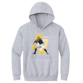 Kids Hooded Sweatshirt Paul Skenes Pittsburgh Offset - Loose Fit Polyester Cotton Blend Pullover Kids Youth Hoodie - YinzerShop