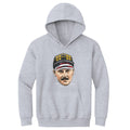 Kids Hooded Sweatshirt Paul Skenes Pittsburgh Portrait | Loose Fit Midweight Hoodie Kids Youth Hoodie - YinzerShop