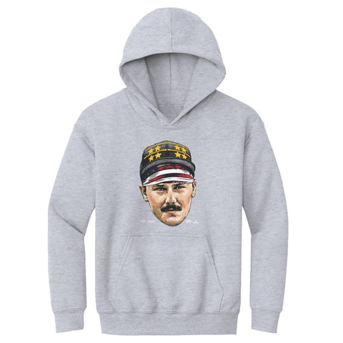 Kids Hooded Sweatshirt Paul Skenes Pittsburgh Portrait | Loose Fit Midweight Hoodie Kids Youth Hoodie - YinzerShop