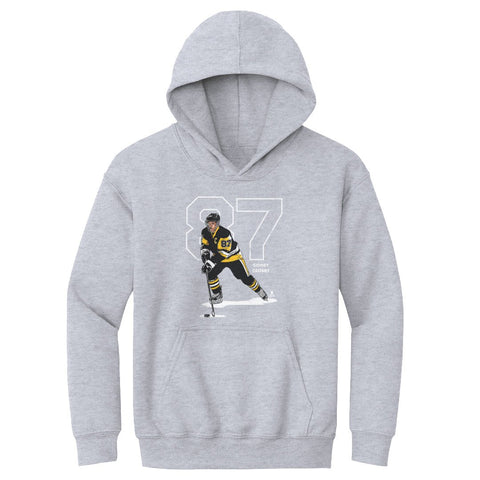 Kids Hooded Sweatshirt Sidney Crosby Hoodie - Loose Fit Cotton Blend Pullover Kids Youth Hoodie - YinzerShop