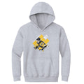 Kids Hooded Sweatshirt - Sidney Crosby Stripes Polyester Cotton Blend Pullover Kids Youth Hoodie - YinzerShop