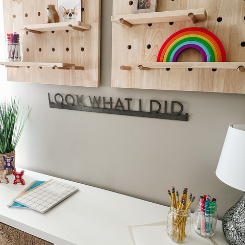 'Look What I Did' Magnetic Bar (sans serif font)