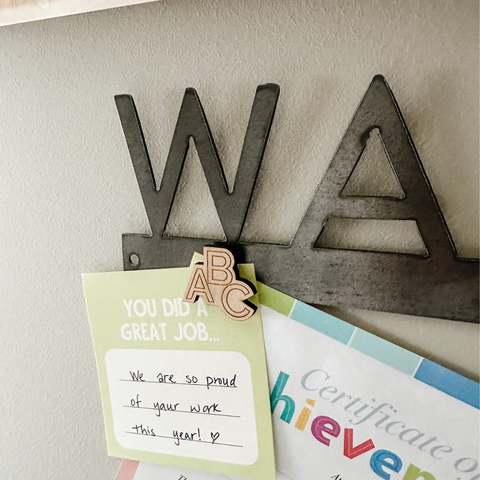 'Wall of Fame' Magnetic Bar (sans serif font)