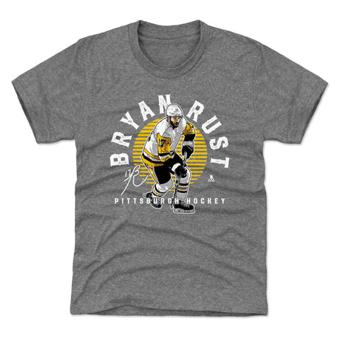 Kids Tri-Blend T-Shirt – Bryan Rust Premium Soft Kids Crewneck Shirt Vintage Style Kids T-Shirt - YinzerShop