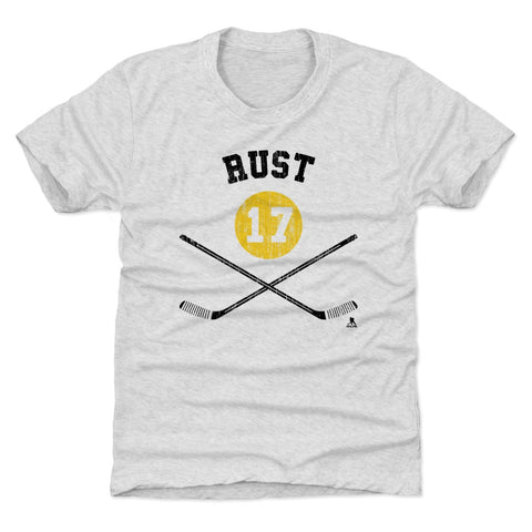 Kids Tri Blend T Shirt - Bryan Rust Sticks K Vintage Graphic Tee, Soft Cotton Kids T-Shirt - YinzerShop