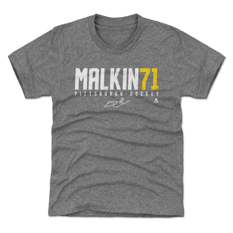 Kids Tri-Blend T-Shirt – Evgeni Malkin Vintage Graphic Tee | Premium Soft Crewneck Kids T-Shirt - YinzerShop