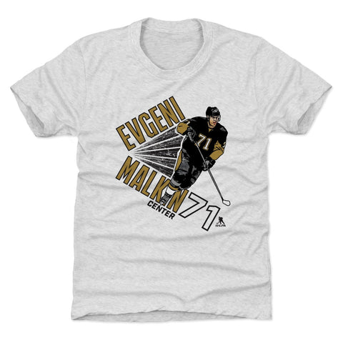 Kids Tri Blend T-Shirt – Evgeni Malkin Vintage Graphic Tee | Soft, Comfortable Kids T-Shirt - YinzerShop