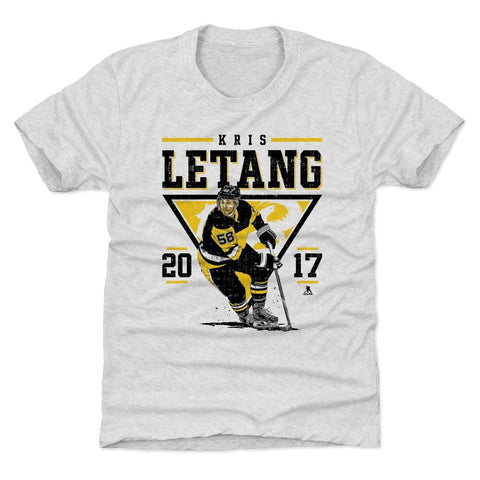 Kids Tri-Blend T-Shirt Featuring Kris Letang Triangle Y – Premium Soft Cotton Blend Tee Kids T-Shirt - YinzerShop