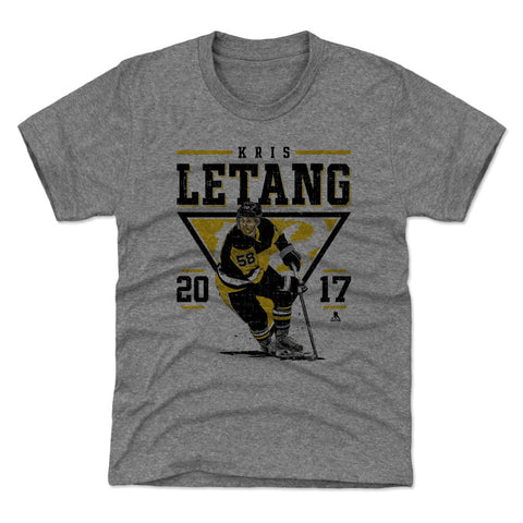 Kids Tri-Blend T-Shirt Featuring Kris Letang Triangle Y – Premium Soft Cotton Blend Tee Kids T-Shirt - YinzerShop