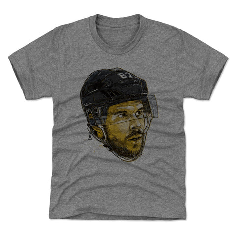 Kids Tri-Blend T-Shirt – Sidney Crosby Vintage Graphic Tee | Soft & Comfortable Kids T-Shirt - YinzerShop