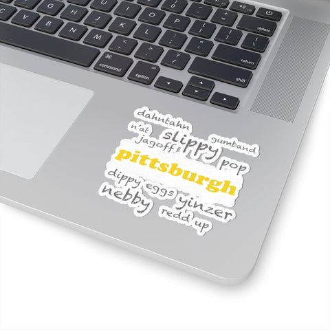 Kiss Cut Stickers - Pittsburgh Yinzerisms Vinyl Decals With Glossy Finish Paper Products - YinzerShop