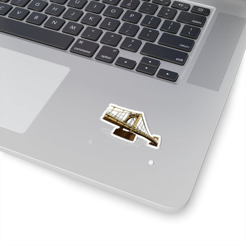 Kiss Cut Stickers Roberto Clemente Bridge - Custom Shape Vinyl Decals Outdoor Use Paper Products - YinzerShop