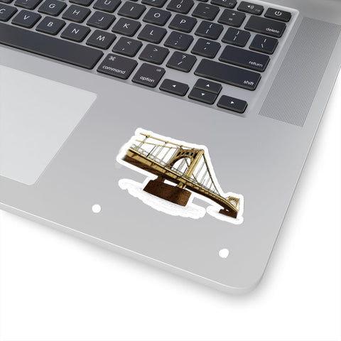 Kiss Cut Stickers Roberto Clemente Bridge - Custom Shape Vinyl Decals Outdoor Use Paper Products - YinzerShop