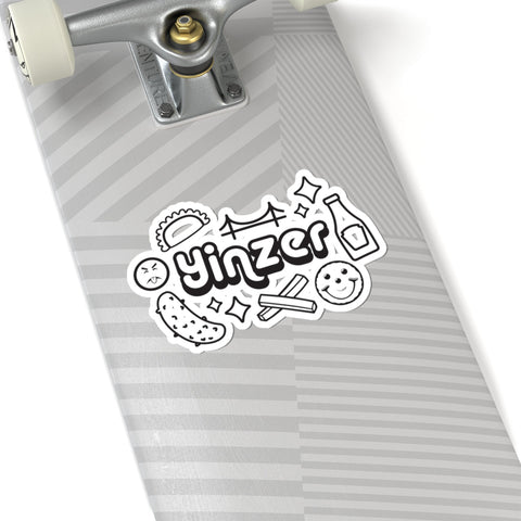 Kiss Cut Stickers - Yinzer Icon Doodles Vinyl Decals With Scratch Resistant Finish Paper Products - YinzerShop