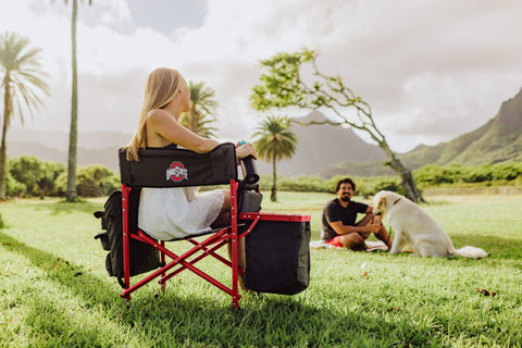 Ohio State Buckeyes - Fusion Camping Chair Licensed Picnic Time Family of Brands