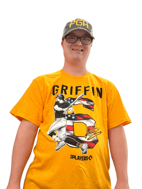 Konnor Griffin 6 Stars & Stripes Tee – Pittsburgh Baseball T-Shirt - YinzerShop