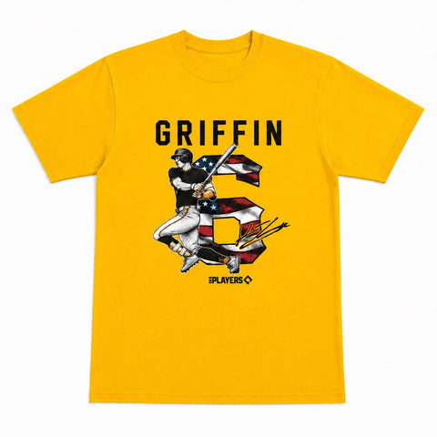 Konnor Griffin 6 Stars & Stripes Tee – Pittsburgh Baseball T-Shirt - YinzerShop