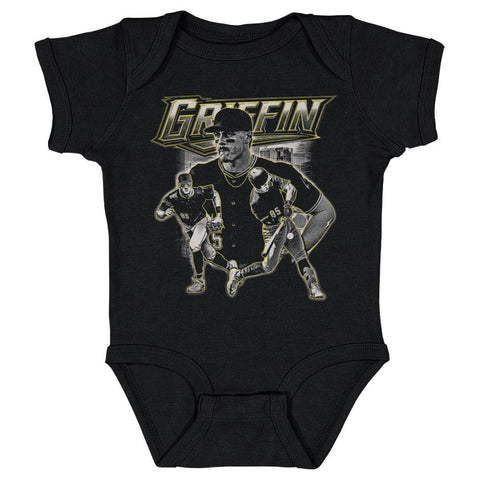Konnor Griffin Baby Bodysuit Cotton - Pittsburgh Pirates Apparel, Soft Comfortable Infant Wear Baby Onesie - YinzerShop