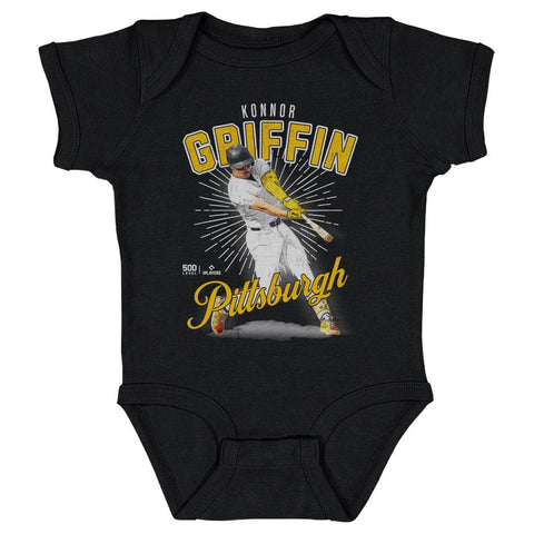 Konnor Griffin Baby Bodysuit Cotton - Pittsburgh Pirates Infant Bodysuit, Midweight One-Piece Baby Onesie - YinzerShop