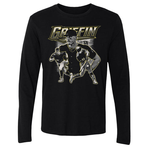 Konnor Griffin Crewneck Long Sleeve Pittsburgh Pirates Shirt - Lightweight Cotton Tee Men's Long Sleeve T-Shirt - YinzerShop