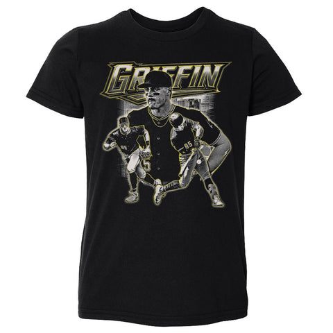 Konnor Griffin Kids Crewneck T-Shirt – Pittsburgh Pirates Apparel Cotton Tee Kids T-Shirt - YinzerShop
