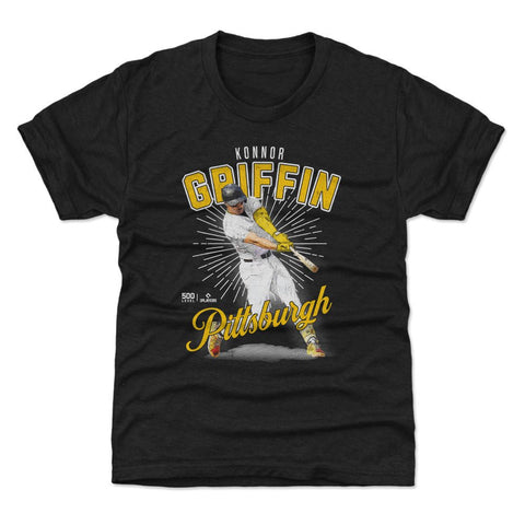 Konnor Griffin Kids Crewneck T-Shirt - Pittsburgh Pirates Digital Print Apparel Kids T-Shirt - YinzerShop