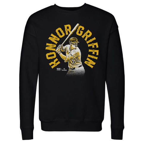Konnor Griffin Pittsburgh Emblem Sweatshirt - Crewneck Long Sleeve, Midweight Cotton Polyester Blend Men's Crewneck Sweatshirt - YinzerShop