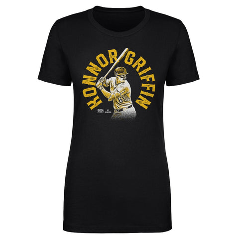 Konnor Griffin Pittsburgh Emblem T-Shirt - Slim Fit Lightweight Cotton Tee Women's T-Shirt - YinzerShop