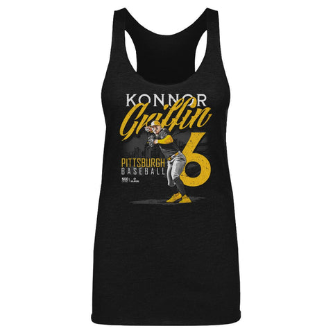 Konnor Griffin Pittsburgh Player Tank - Slim Fit Lightweight Tri Color Top Women's Tank Top - YinzerShop
