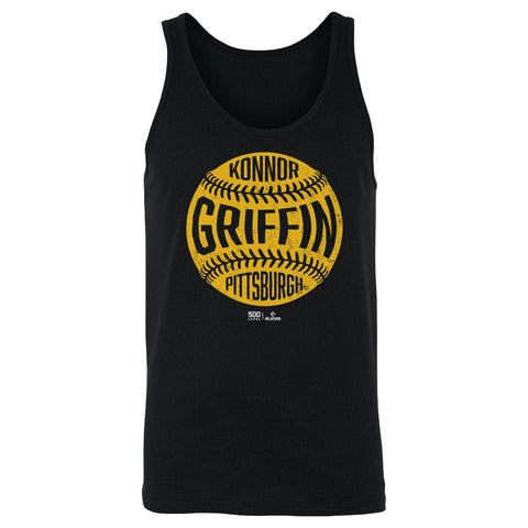 Konnor Griffin Vintage Baseball T-Shirt – Pittsburgh Pirates Cotton Crewneck Tee Men's Tank Top - YinzerShop