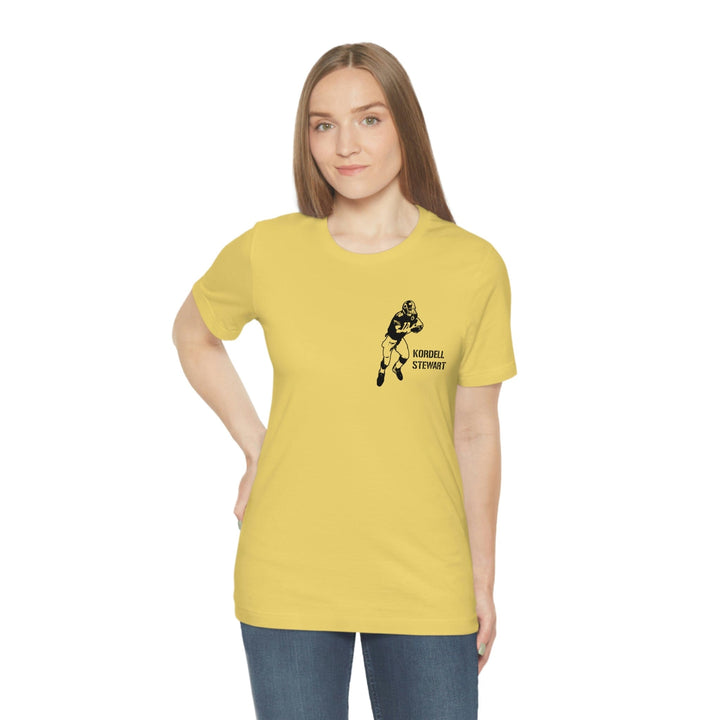 Kordell Stewart Legend T-Shirt - Back-Printed Graphic Tee T-Shirt Printify   