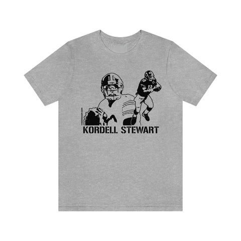 Kordell Stewart Legend T-Shirt Short Sleeve Tee T-Shirt Printify Athletic Heather S 