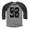 Kris Letang Baseball T-Shirt – Premium Tri Blend 3/4 Sleeve Raglan Tee Men's Baseball T-Shirt - YinzerShop