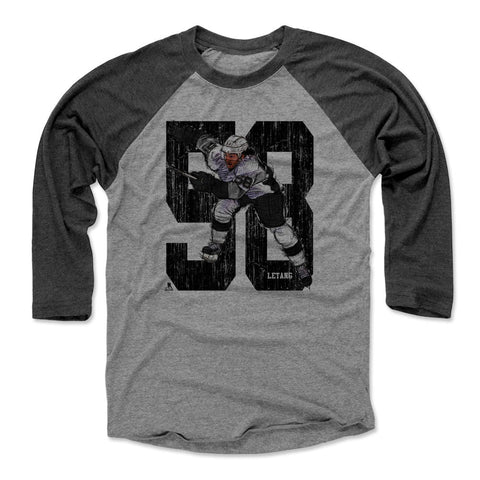 Kris Letang Baseball T-Shirt – Premium Tri Blend 3/4 Sleeve Raglan Tee Men's Baseball T-Shirt - YinzerShop