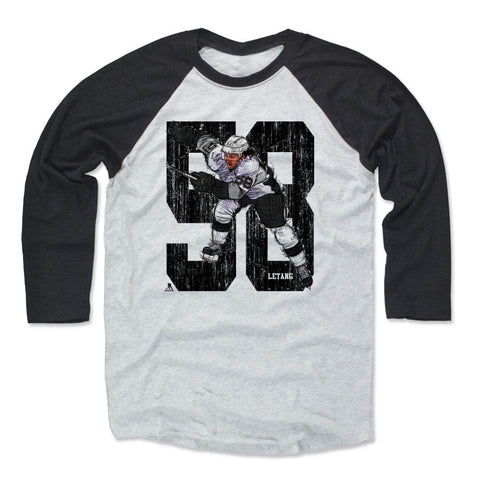Kris Letang Baseball T-Shirt – Premium Tri Blend 3/4 Sleeve Raglan Tee Men's Baseball T-Shirt - YinzerShop