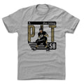 Kris Letang Cotton T-Shirt – Crew Neck Short Sleeve Summer Ballpark Shirt Men's Cotton T-Shirt - YinzerShop