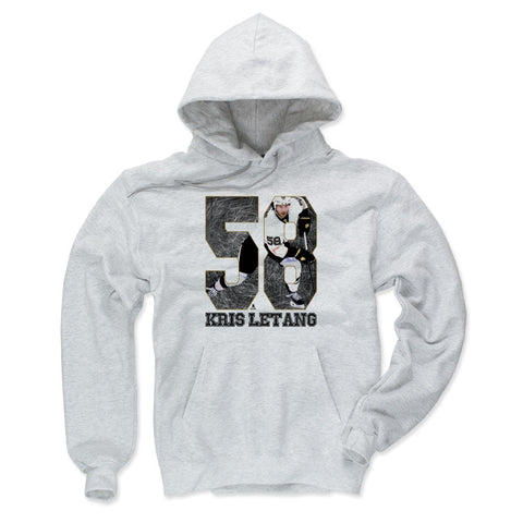 Kris Letang Hoodie - Loose Fit Polyester Cotton Sweatshirt for Game Day Fans Men's Hoodie - YinzerShop
