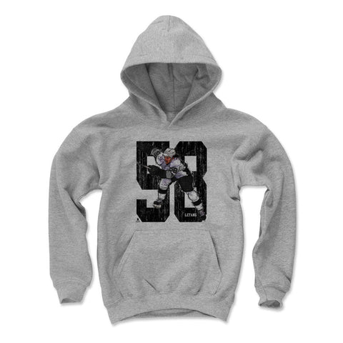Kris Letang Kids Hooded Sweatshirt – Loose Fit Polyester Cotton Hoodie, Machine Washable Kids Youth Hoodie - YinzerShop