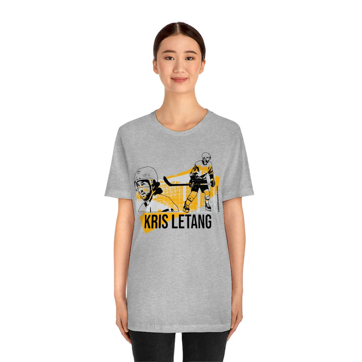 Kris Letang Pittsburgh Headliner Series T-Shirt Short Sleeve Tee T-Shirt Printify   