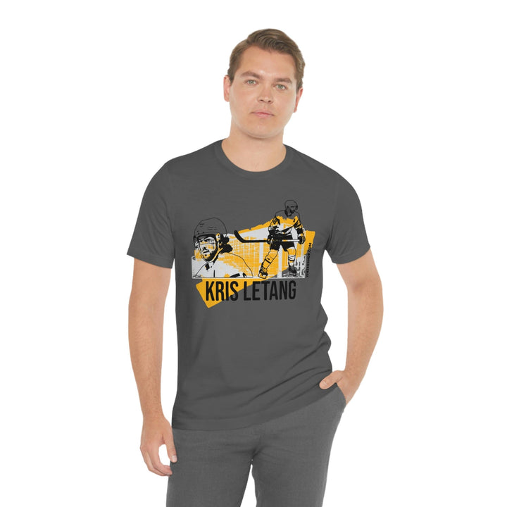 Kris Letang Pittsburgh Headliner Series T-Shirt Short Sleeve Tee T-Shirt Printify   