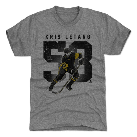 Kris Letang Premium Tri Blend Shirt – Vintage Graphic Tee With Slim Fit Comfort Men's Premium T-Shirt - YinzerShop