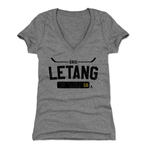 Kris Letang Women's V-Neck T-Shirt – Slim Fit Breathable Athletic Shirt Women's V-Neck T-Shirt - YinzerShop